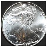 1993 1oz Silver Eagle BU Better Date