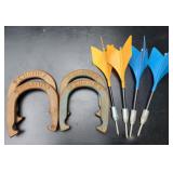 Jarts Lawn Darts & Horshoe Set