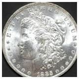 1885 Morgan Silver Dollar Gem BU