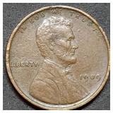 1909 VDB Lincoln Wheat Cent Nice