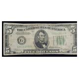 1934 A $5 FRN Chicago Illinois