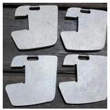Set of 4 Custom Pedal Tractor Suitcase Weights