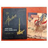 WW2 Winning Power Mag & Navy Training Yearbook