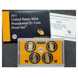 2011 Presidential $1 Proof Set MIB