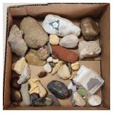 Group of Minerals, Rocks, Arrowheads, etc.