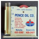 Standard Oil Metal Advertising Rain Gauge Minty