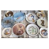 10 Vintage Plates Limoges, Hummel, Wedgwood, etc
