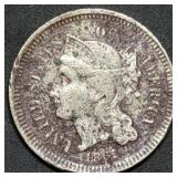 1865 Three Cent Nickel