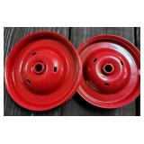 NOS ERTL / Eska Pedal Tractor Front Rims IH Farmal