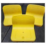 3 John Deere Pedal Tractor Seats