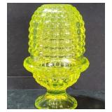 Viking Glass 1000 Eye Vaseline Glass Fairy Lamp