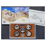 2013 America the Beautiful Quarter Proof Set MIB
