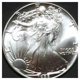 1988 1oz Silver Eagle BU