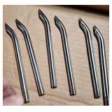 Custom Chrome Smoke Stacks for 1/16 Tractors x6