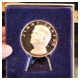 Jimmy Carter 1977 Bronze Inaugural Proof Medal