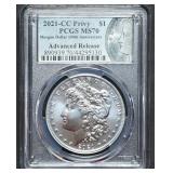 2021-CC Morgan Silver Dollar PCGS MS70 Adv Release