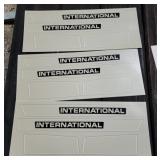 3 International Pedal Tractor Decal Sets Ertl