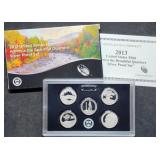 2013 America the Beautiful Quarter Silver Proof Se
