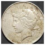 1922 Peace Silver Dollar