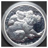 2008 Australia 1oz Silver Koala BU