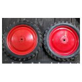 IH Farmall Red Pedal Tractor Rear Tire Set
