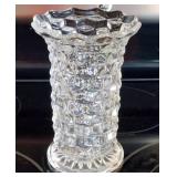 Fostoria American Cylinder Vase w/ Flared Top