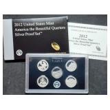 2012 America the Beautiful Quarter Silver Proof Se
