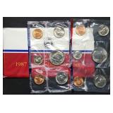 1987 US Double Mint Set in Envelope
