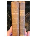 Antique Leather Books 1870 Bible, 1825 NY