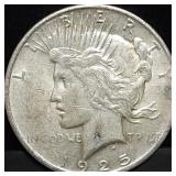 1925 Peace Silver Dollar