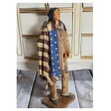 20" Native American Indian Statue Sculpture
