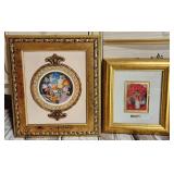 Van Gogh 23k Gold Art & Limoges Framed Plate