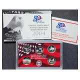 2004 Statehood Quarters Silver Proof Set MIB