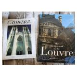 Coffee Table Books on The Louvre & The Cathedral