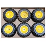 ERTL 1/16 John Deere 4WD Tractor Tires x6