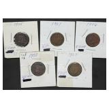 1903 to 1907 Indian Head Cents in Holders