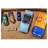 Vintage Toys, Rubber Car, Gulf Truck, Japan Pins