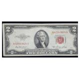 1953 $2 Red Seal Legal Tender High Grade Note