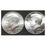 1976 Kennedy Bicentennial Silver Half Dollars