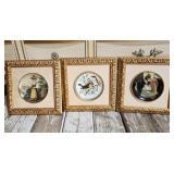 3 Limoges Framed Plate Works Anjanas