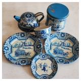 Wolverine Childs Tin Dish Set Dutch Windmills