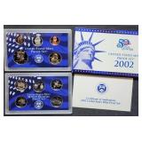 2002 US Mint Proof Set MIB