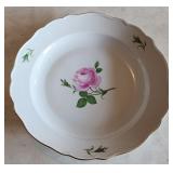 Rare Meissen Pink Rose 12.5" Charger Chop Plate