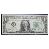 1963 B $1 Joseph Barr STAR Note, Signed