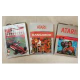 3 Original Boxed Atari 2600 Games, 1 Sealed