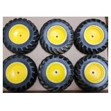 ERTL 1/16 John Deere 4WD Tractor Tires x6