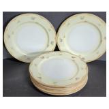 7 Meito China 9.75" Dinner Plates