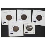 1898 to 1902 Indian Head Cents