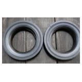 NOS Pedal Tractor Front Rubber Tires, Plain Wall