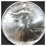 1990 1oz Silver Eagle BU